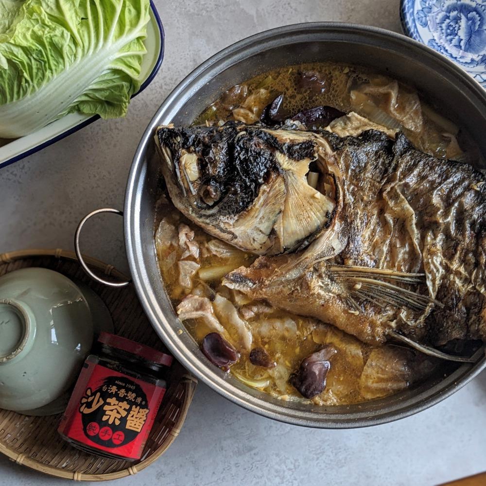 【清香號，上菜！】年菜沙鍋魚頭